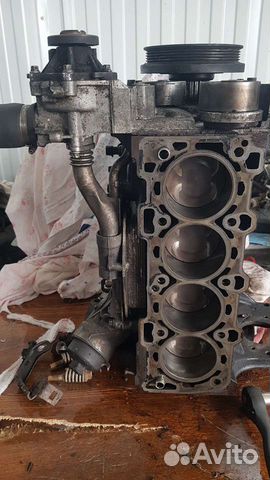 Двигатель 1.6л F16D4 без гбц для шевроле авео