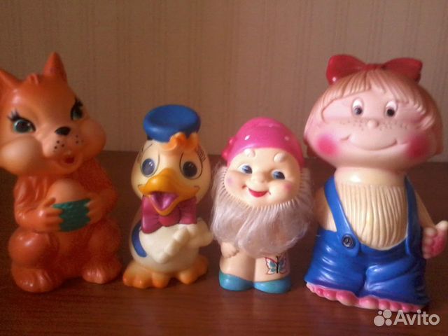 Игрушки резиновые