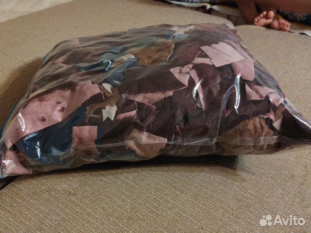 Кусочки меха