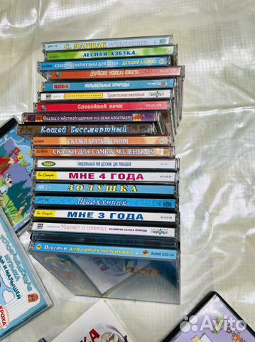 35 развивающих диска от рождения до школы