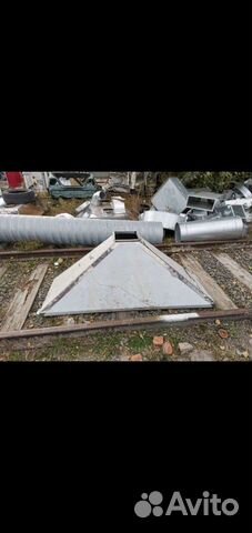 Зонт вытяжной из нержавеющей стали(в плёнке)