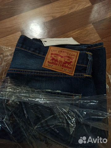 Джинсы Levi's 501 Original Fit Double Burn