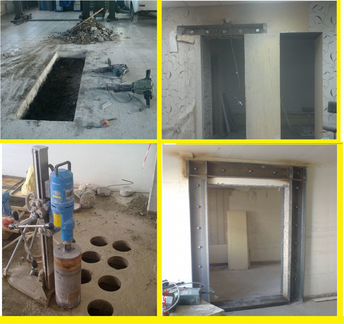 Алмазная резка стен, перекрытий, расшир. проемов