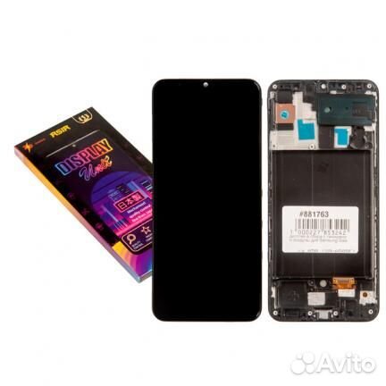 Дисплей в сборе с тачскрином +средняя часть (модул