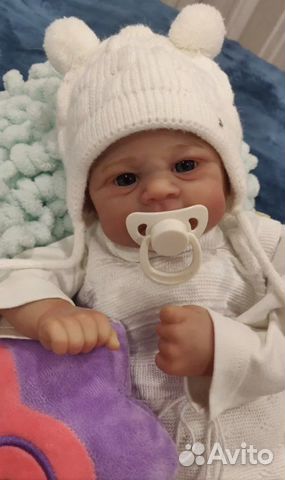 Кукла реборн Элайдж 45 см (новый ) ручная работа