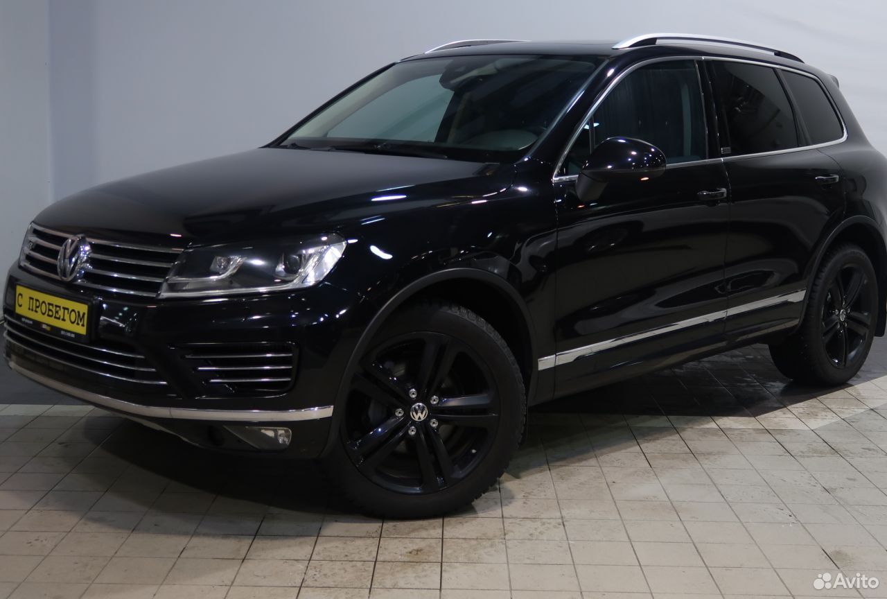 Volkswagen Touareg 2016 черный