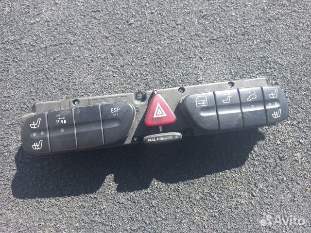 Блок кнопок, аварийка Mercedes W203