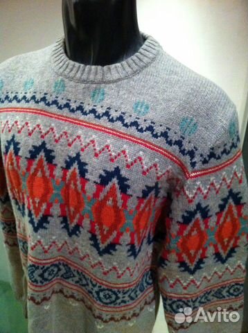 Свитер Овечья Шерсть (Швеция). Новый. Оригинал