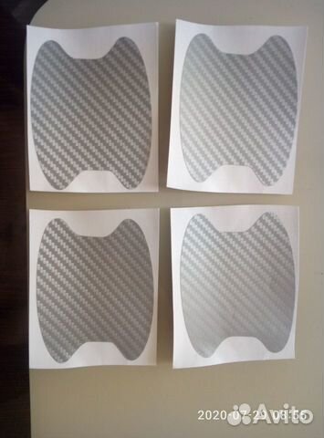 Наклейки под дверные ручки автомобиля