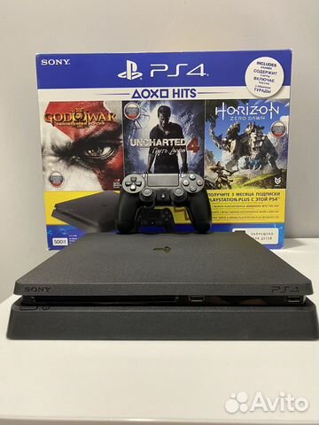 Sony PS4 Slim 500Gb + 86 игр
