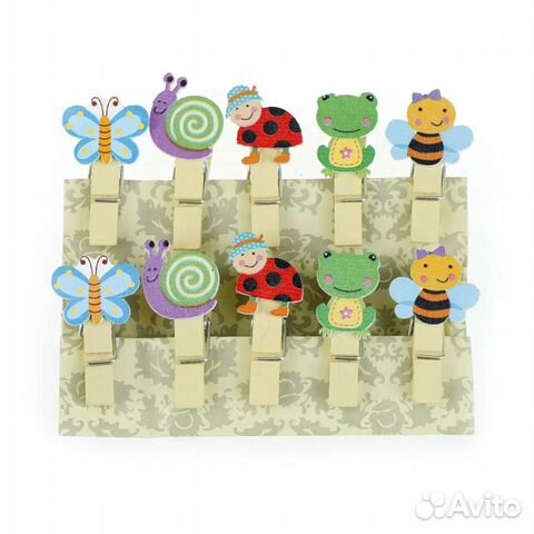 Набор мини прищепок для декорирования