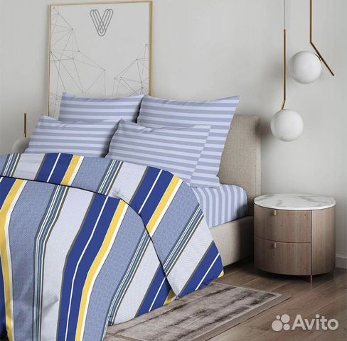 Новый комплект постельного белья, 1,5 сп