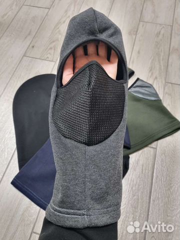 Шапка балаклава детская флис зимняя