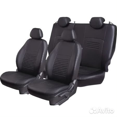 Автомобильные чехлы Nissan Almera G15 экокожа new