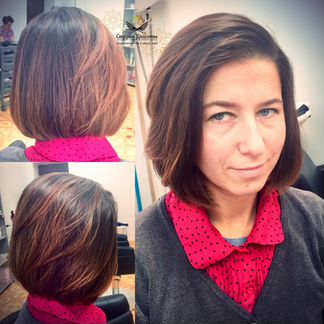 Парикмахерские услуги. стрижки горячими ножницами