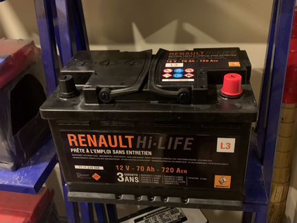 Аккумулятор 70ач На Рено