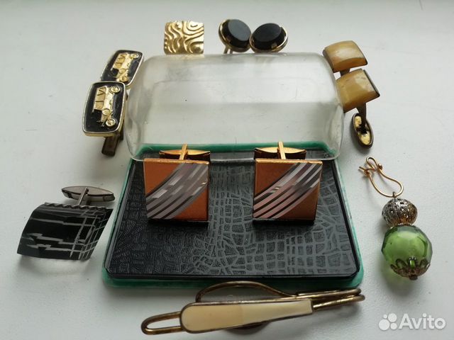 Запонки и зажим для галстука СССР