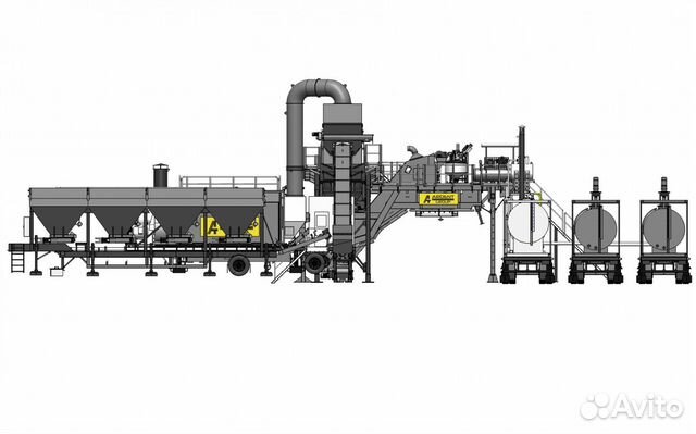 Мобильный асфальтобетонный завод