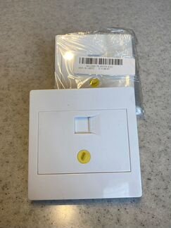 Розетка 1-местная, компьютерная