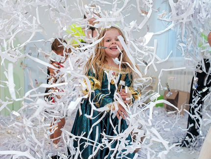 Бумажное шоу/Бумажная дискотека с аниматором