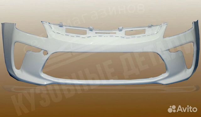 Бампер передний Kia Rio 2017- в цвет