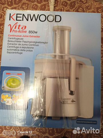 Соковыжималка kenwood vita pro-active 850w
