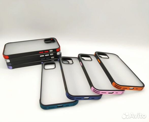 Чехол противоударный (New model) матовый iPhone 12