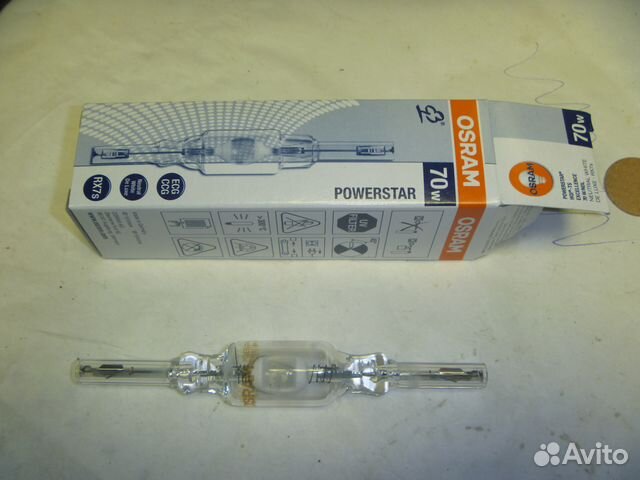 Лампа газоразрядная HQI-TS 70W/NDL RX7s osram