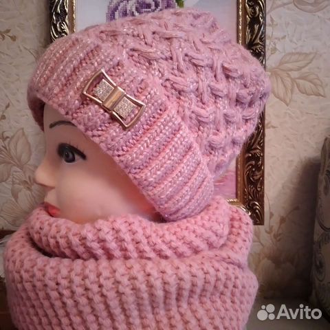 Шапка женская вязанная