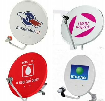 Триколор,Телекарта, МТС(Цифровое и спутниковое тв)
