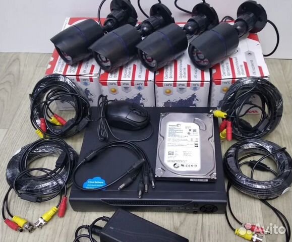 Готовый комплект видеонаблюдения