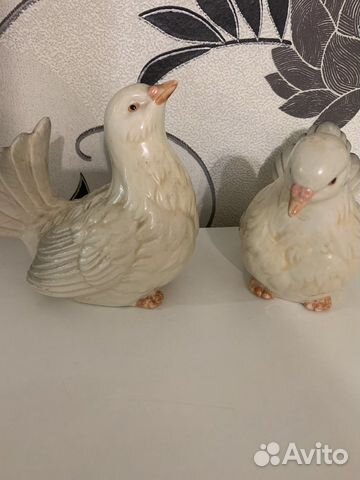 Статуэтка голубь, фарфор