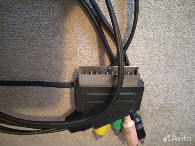 Кабель Scart - 4xRCA 1,2м