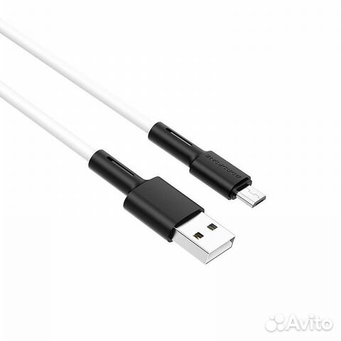 Кабель быстрая зарядка micro USB силикон