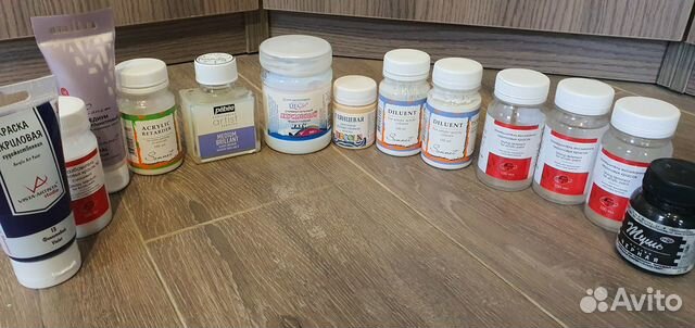 Краска акриловая разбавитель замедлитель