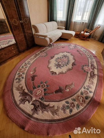 Ковер розовый