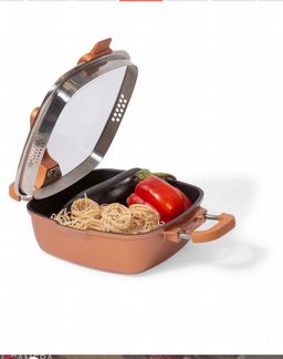 Сковорода квадратн.24х24см для всяких плит и духвк