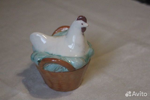 Шкатулка маслёнка курица- наседка
