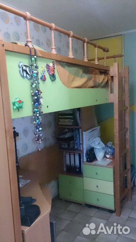 Кровать чердак и ортопедический матрас