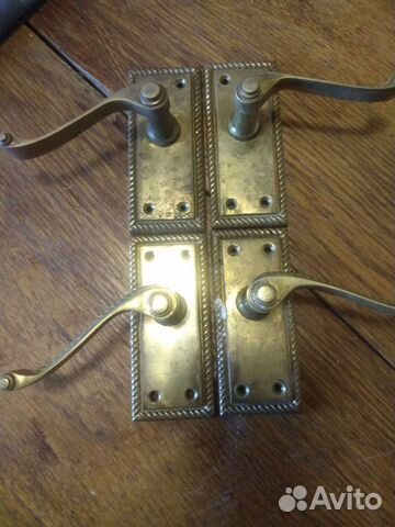 Ручки дверные латунь бронза