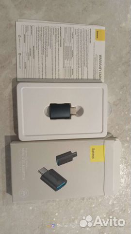 Переходник (OTG) Baseus type C на usb