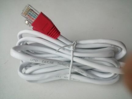 Провод для интернета 3 метра Cat5E заводской сборк