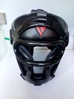 Боксерский шлем с бампером ROX и перчатки RDX