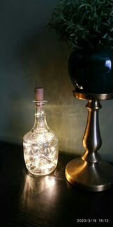 «Бутылка с гирляндой»