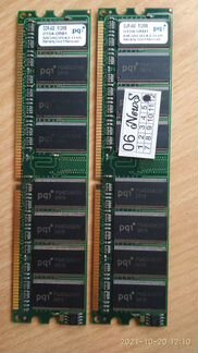 Оперативная память PQi 512MB DDR-400 goodram 1GB