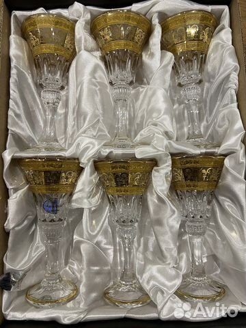Astra Gold Рюмки Хрустальные ручной работы