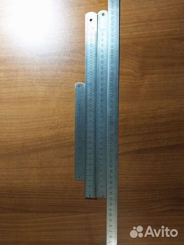 Линейки металлические (СССР) - 3 шт