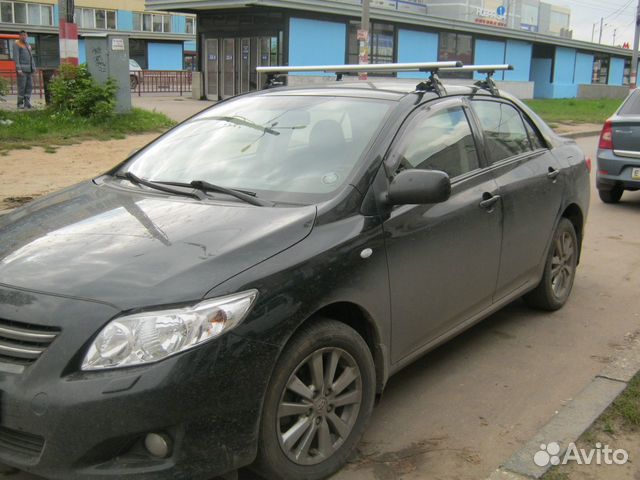 Багажник на крышу поперечин Toyota Corolla 2007-13