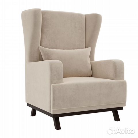 Кресло Джон велюр бежевый