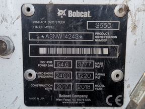 Мини-погрузчик Bobcat S650, 2017